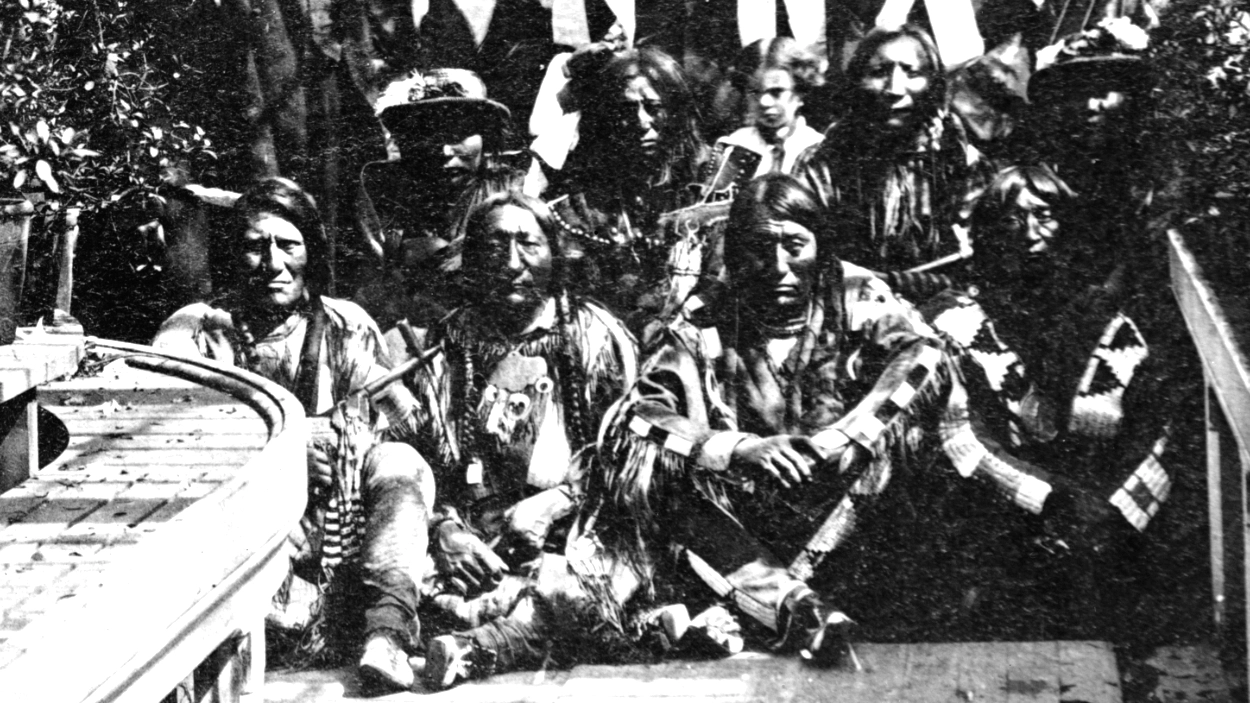 Cheyenne and Arapaho leaders, including Lean Bear, in Washington, D.C. in 1863